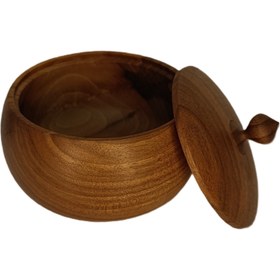 تصویر قندان ساده گردو 