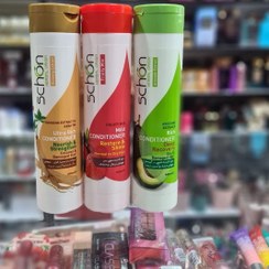 تصویر نرم کننده موی سر شون 400میل - نرم کننده-رنگ شده و آسیب دیده-جینسینگ 