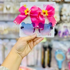 تصویر پک عینک بچگانه و گیره مو انبری 