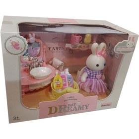 تصویر خانه عروسکی خرگوش سرویس حمام ا BAY DREAMY TOY YASINI BAY DREAMY TOY YASINI