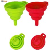 تصویر قیف تاشوی سیلیکونی 