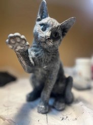 تصویر مجسمه گربه 