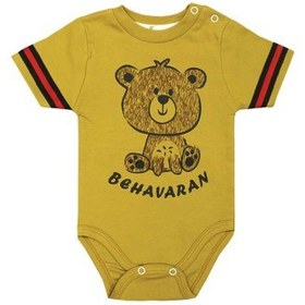 تصویر لباس زیر دکمه دار (بادی) آستین کوتاه نوزاد پسرانه طرح گوچی به آوران Behavaran Gucci Behavaran Gucci Baby Boy Short Sleeve Bodysuit