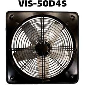 تصویر هواکش صنعتی سایز 50 با توری محافظ جلو ventilation VIS-50D4S damande