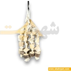 تصویر اسباب بازی پرنده چوبی ساده شهرپت 2064 Shahrpet Bird Toy