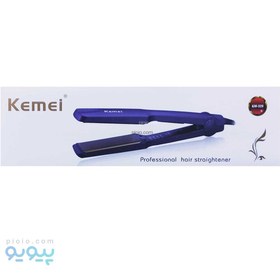 تصویر اتو مو کیمی مدل KM-329 مشکی مات Kemei