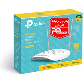 تصویر بی‌مودم روتر ADSL2 Plusسیم N300 تی پی-لینک مدل TD-W8961N_V1 