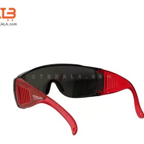 تصویر عینک ایمنی دودی (رو عینکی) توسن TSG-200SG