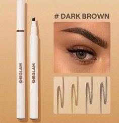 تصویر هاشور ابرو ماژیکی | Feather Better Liquid Eyebrow Pencil - dark brown Feather Better Liquid Eyebrow Pencil