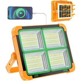 تصویر چراغ خورشیدی ۱۰۰۰۰ وات TAP FOG با پنل خورشیدی هوشمند 