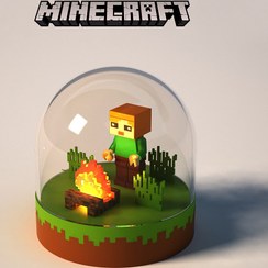 تصویر چراغ خواب ماینکرفت رایکا RIMO-02 