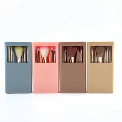 تصویر ست براش ۵ تیکه باکس دار نیمه شفاف 