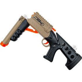 تصویر تفنگ اسباب بازی دولول پوکه پران مدل 2028 