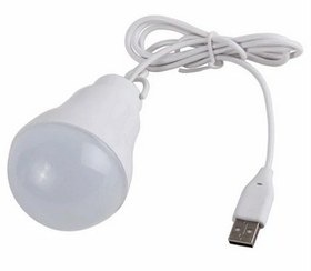 تصویر لامپ ال ای دی USB - سفید 