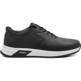 تصویر کفش اسپورت مردانه چرم تبریز مدل کلارک بنددار 2024 Men's sport style shoes 2024