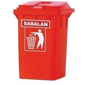 تصویر سطل زباله سبلان پلاستیک 40 لیتری مدل 208 