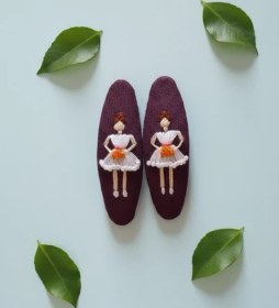 تصویر گیره سر گلدوزی شده کدPZ040011 