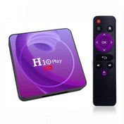 تصویر اندروید باکس H10 Play با سیستم عامل Android TV 9 