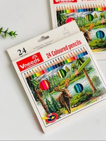 تصویر مدادرنگی ۲۴ رنگ «Vneeds» 