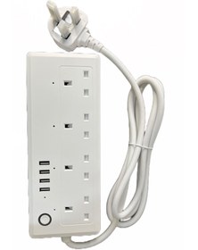 تصویر چند راهی برق مدل Wi-Fi Smart Power Strip Wi-Fi Smart Power Strip