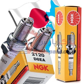 تصویر شمع نیکل موتورسیکلت هوندا۱۲۵ برند NGK ژاپن (۱عددی) Spark Plugs NGK D8EA 2120 JAPAN