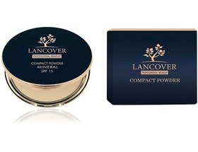 تصویر پنکک پودری مات و مخملی لنکاور با اس پی اف 15 - LC306 Lancover Mineral Compact Powder SPF 15