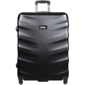 تصویر چمدان نشنال جئوگرافیک مدل ARETE سایز متوسط - مشکی ا National Geographic luggage ARETE model National Geographic luggage ARETE model