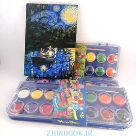 تصویر آبرنگ ۱۶ رنگ 