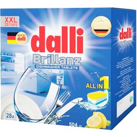 تصویر قرص ماشین ظرفشوئی ۲۸ عددی دالی Dalli