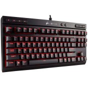 تصویر کیبورد گیمینگ مکانیکال کورسیر K63 Compact Red Switch CORSAIR K63 Compact CHERRY MX Red Switch Wired Mechanical Gaming Keyboard