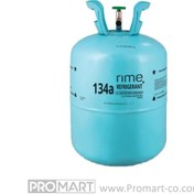 تصویر گاز R134a رایم 13.6 کیلوگرم خالص RIME refrigerant gas r134a