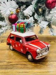 تصویر ماشین فلزی برفی مینی ماینر با درخت کریسمس1319 