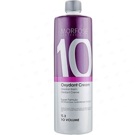 تصویر اکسیدان مورفوس سری 10 مدل 3% حجم 1000 میلی لیتر Morfose Oxidant Cream 3% 10 Volume 1000ml