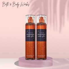 تصویر بادی اسپلش خوشبو کننده بدن مدل میدنایت امبر گلو بث اند بادی ورکس | Bath and Body Midnight Amber Glow Fine Fragrance Mist Bath and Body Midnight Amber Glow Fine Fragrance Mist