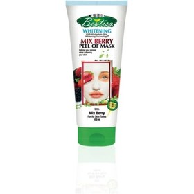 تصویر ماسک صورت پیل آف بیوتیسا با عصاره انواع تمشک Beutisa Mix berry Peel Of mask حجم 220 میل 