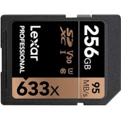 تصویر کارت حافظه لکسار مدل Professional 633x ظرفیت ۲۵۶ گیگابایت UHS-I U3 