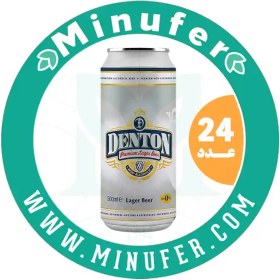 تصویر آبجو بدون الکل کلاسیک دنتون ۵۰۰ سی سی - باکس 24 عددی Denton Alcohol Free Beer Can 500Ml