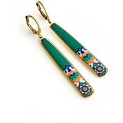 تصویر گوشواره برنجی سروناز 