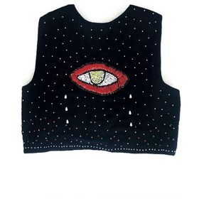 تصویر وست دست دوز ماسی 