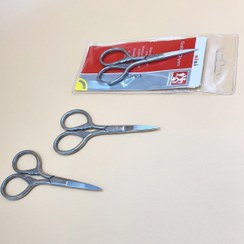 تصویر قیچی ابرو مدل اره ای اصلی گلدن دریم GOLDEN DREAM - بصورت 6 عددی GOLDEN DREAM saw blade eyebrow scissors