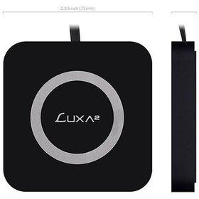 تصویر شارژر و گیرنده شارژ بی سیم لوکسا2 S100 Luxa2 S100 iOS Android Wireless Charging Pad