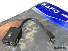 تصویر تبدیل MHL گوشی سامسونگ به HDMI بافو | مبدل MHL Micro USB To HDMI BF-2647 