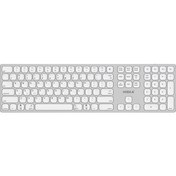 تصویر کیبورد بی سیم هیسکا مدل HX-KE245W Hiska Wireless Keyboard HX-KE245W