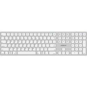 تصویر کیبورد بی سیم هیسکا مدل HX-KE245W Hiska Wireless Keyboard HX-KE245W