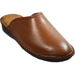 تصویر دمپایی طبی چرم دست دوز مدل آخوندی 