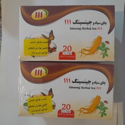 تصویر دمنوش چای سیاه و جینسینگ 111( تقویت قوای جنسی و جسمانی،کاهش عوارض یائسگی) 