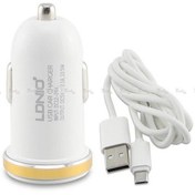 تصویر شارژر فندکی فست شارژ Ldnio C22Q 3A PD 27W + کابل تایپ سی Ldnio C22Q 3A PD 27W Fast Car Charger