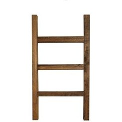 تصویر نردبان چوبی دکوری کوچک 