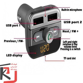 تصویر پخش کننده اف ام خودرو مدل JELLICO CM1-B 