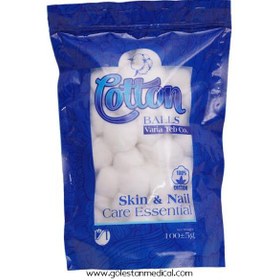 تصویر پنبه توپی COTTON حجم 100 گرم پنبه توپی COTTON حجم 100 گرم